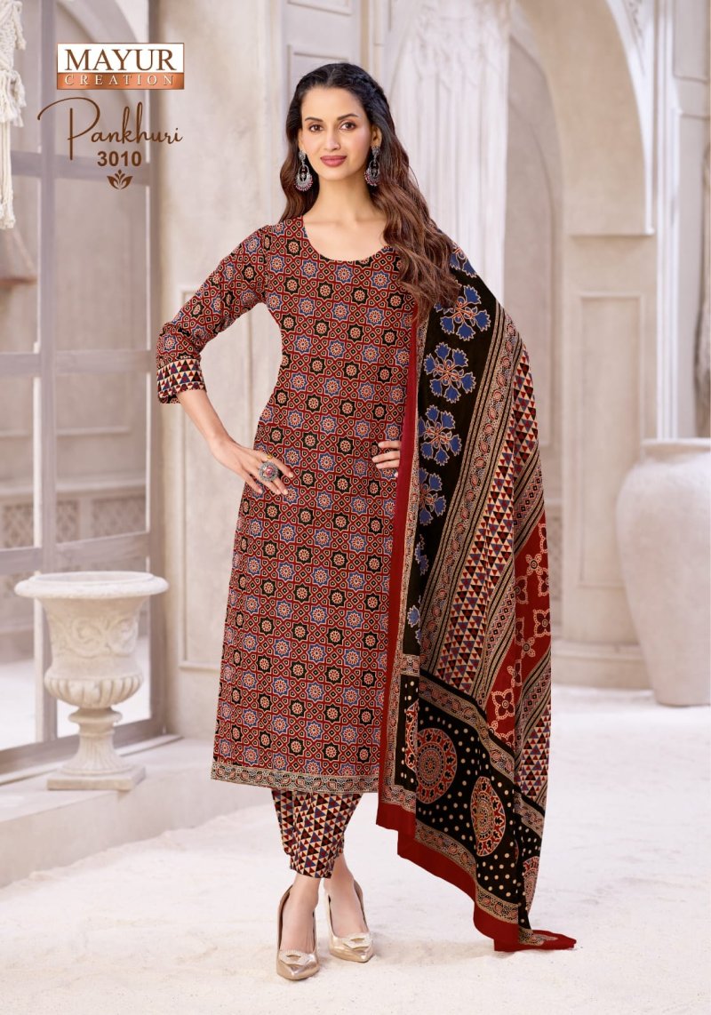 Pankhuri Vol 3 By Mayur Cotton Printed Dress Material 